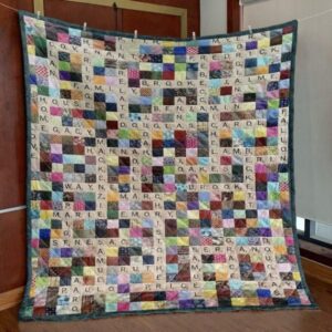 Scrabble Book Quilt Blanket Qq26  Quilt